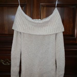 Off the shoulder sweater